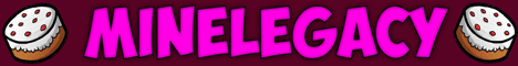 Баннер Minecraft сервера MineLegacy - Уютный сервер с опытной администрацией, гарантирующие вам комфортную игру без лагов.